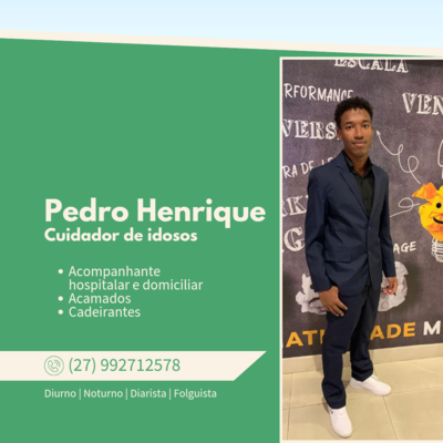 Pedro Cuidador de Idosos